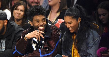 Taylor Simone Ledward and Chadwick Boseman were last spotted in a NBA game.